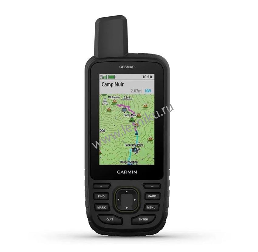 Навигатор GPSMAP 67, Garmin, MIL-STD-810, 180 часов работы, мультидиапазон 