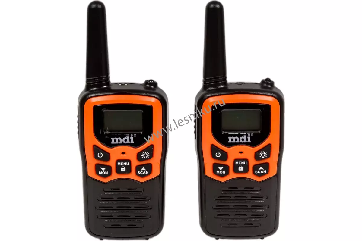 Радиостанция портативная Mdi MINI orange, комплект 2 шт 